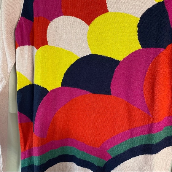 Boden Colorful Wool Lightweight Sweater - Picture 3 of 9
